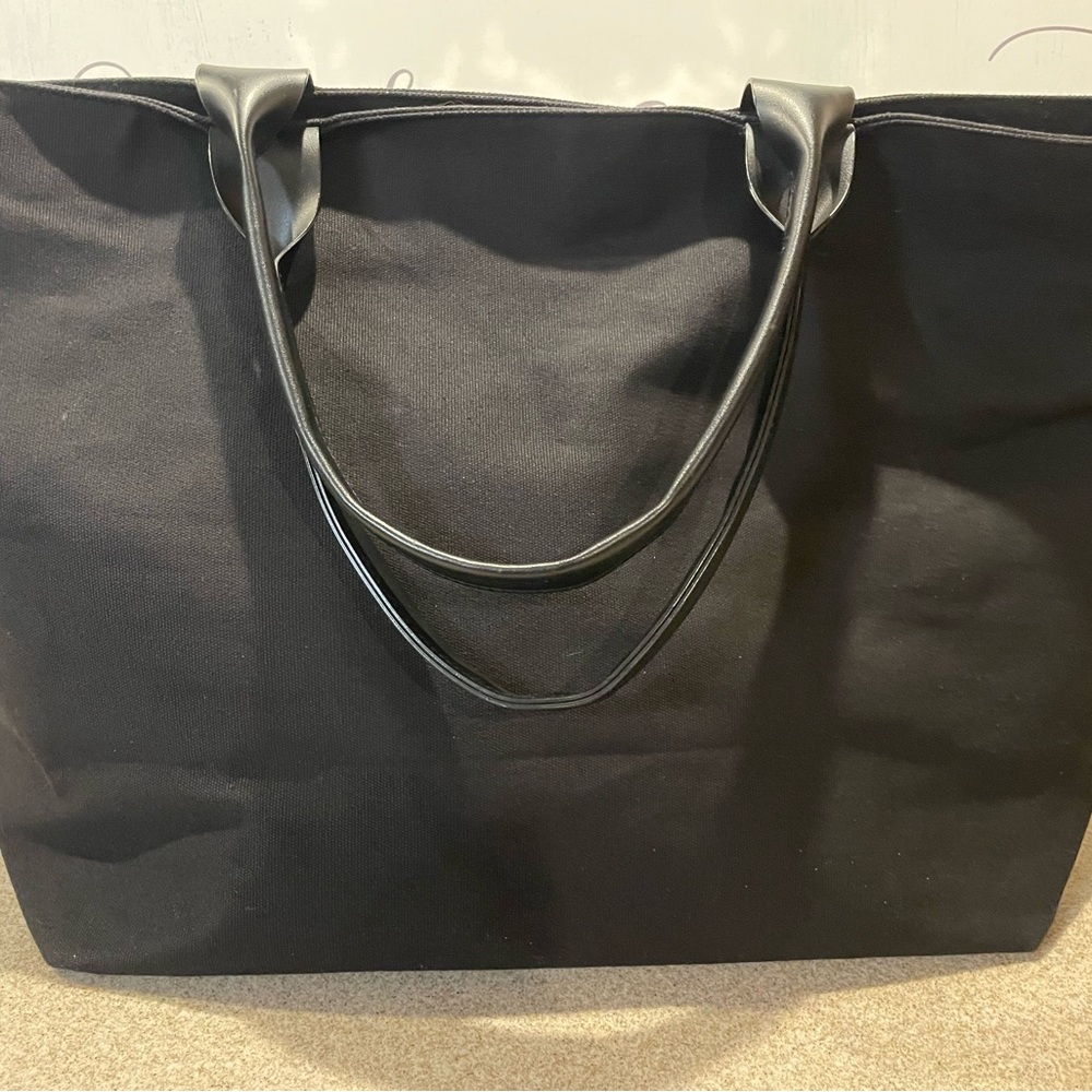 Victoria's Secret Black and Silver Sequin Tote Bag - Picture 10 of 10